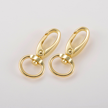 Gold Custom 304 Stainless Steel Handbag Swivel Hook Lobster Clasp Snap Hook