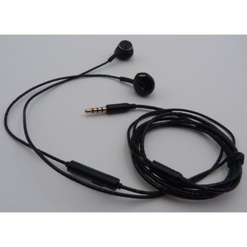 Écouteurs intra-auriculaires avec télécommande / microphone à un bouton