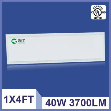UL DLC 1X4FT 40W Dimmable led panel ceiling light