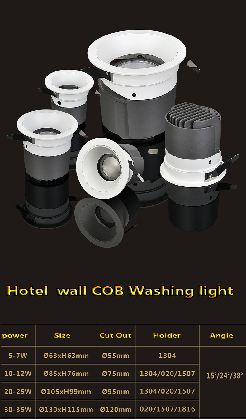 Zigbee Tuya Dimming 7w 12w 18w Warna Perubahan Warna Dalaman Aluminium Tertekan Commercial Led Cob untuk Kedai Pakaian