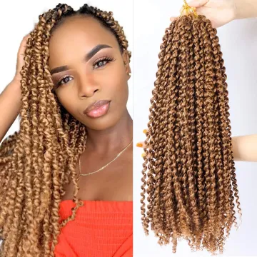 Synthetic Water Wave 22strands 18" Braiding Hair Passion Twist Crochet Hair Extensions Crochet Braids Hair Pre Passion Twist