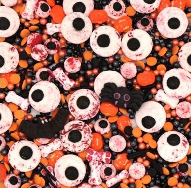 Yiwu Wholesale Edible Pearls and Sprinkles Suppliers for Hot Sale Halloween Festival