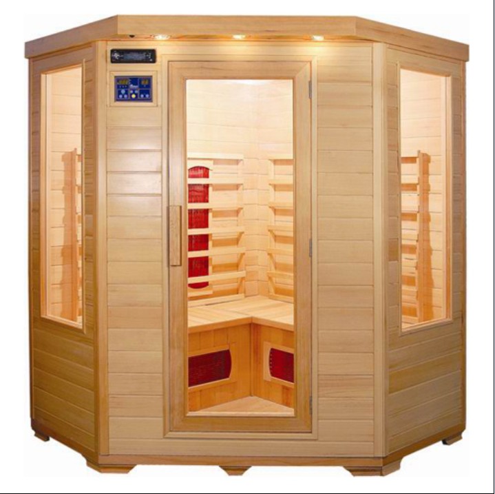 Traditional Family Hotel Sauna Room - Infrared Heating Dry Sweat Room ...