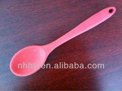 28CM long handle silicone spoon