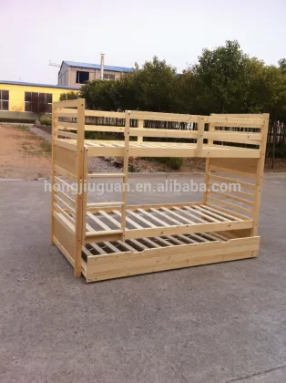 cheap wooden bunk beds for students' dormitory hostel