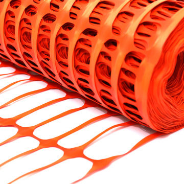 Plastic Orange Safety Mesh