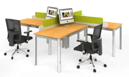 Office cubicle workstation desk 2,4,6 person workstation