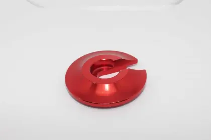 Red ktm anodized suspension parts
