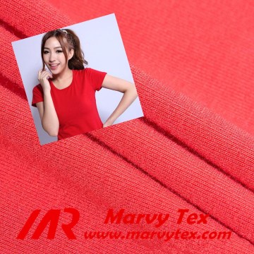 wholesale fabric supply fabric for casual tshirt Spandex Lycra Tricot fabric