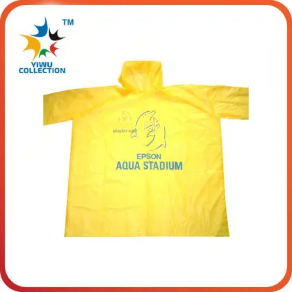 cheap reflective waterproof transparent children poncho raincoat