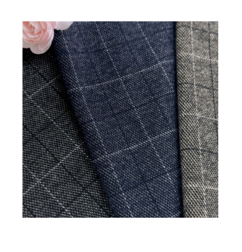 Ben spazzole comode di alta qualità da 380 gsm poliestere Reyong Spandex Mioring Jacquard Tessuto per abito e pantalone