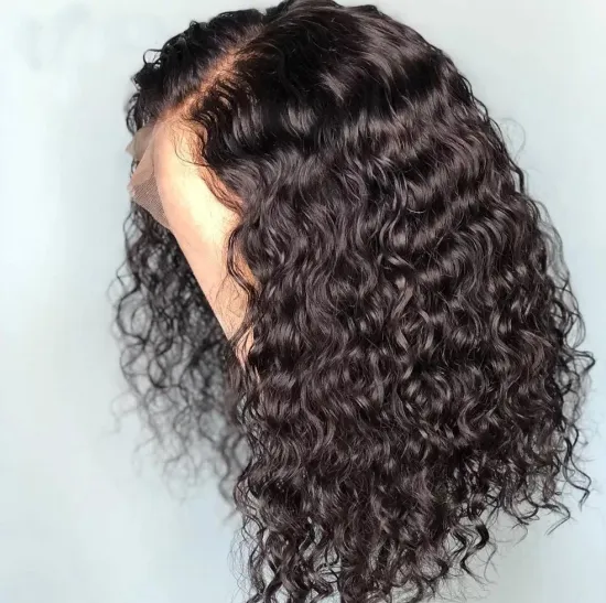 Wholesale Lace Front Human Hair Wigs 13x4 Curly Bob Frontal Wigs 180% Brazilian Short Curly Human Hair 4x4 Closure Wig