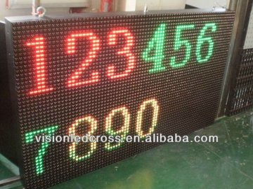 P16 pure blue outdoor led message sign with CE certificate