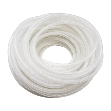 Transparent solid silicone round sealing strip