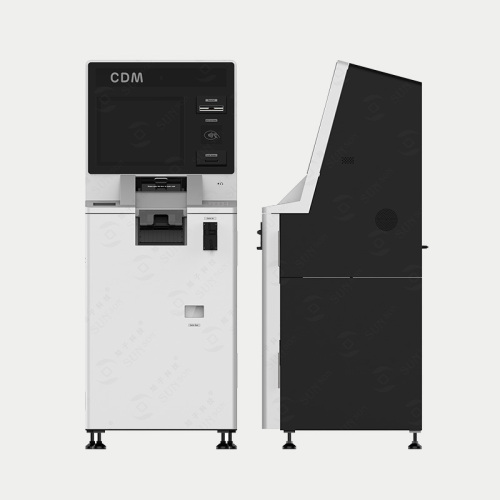 Lobby Banknote and Coin Deposit kiosk for Financial Institute