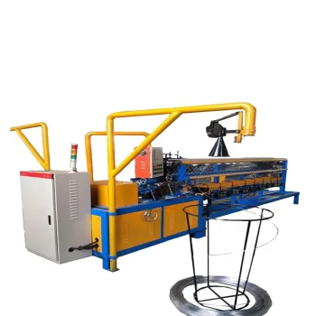 Full Automatic Wire Mesh Weaving Machine for Diamond Mesh Fence (2.0m/2.5m, 100*100mm/150*150mm)