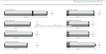 Motorized Venetian Blinds Motor Blind Shading Electric Roller Blinds For Home Office Decoration
