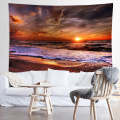 Sunrise and sunset decorative cloth tapestry