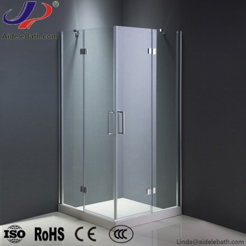Square Frameless Hinge shower enclosure wet room door shower room