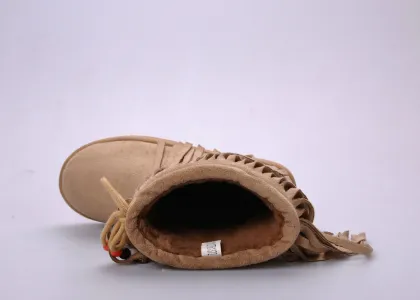 Fashionable Womens Winter Snow Boots , Moisture-wicking Tassel Snow Boots