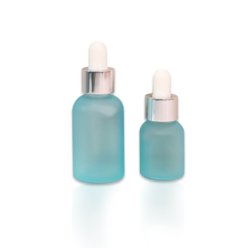 PCR Eco-Friendly PET Bottles: Round Dropper Bottles in Green, 20ml, 30ml, 50ml, Recyclable Essential Oil Bottles