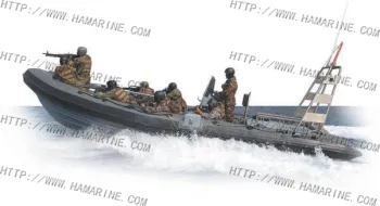 White High Speed Patrol Rib Boat (HA850)