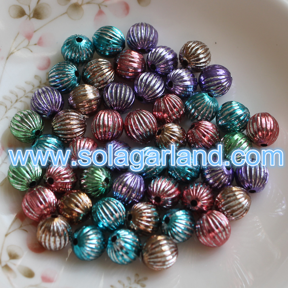 Wholesale Striped Globe Beads