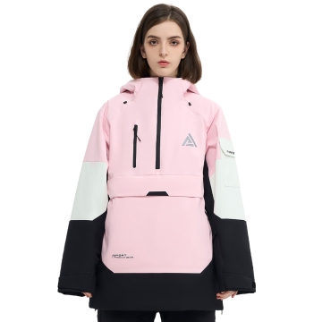 Skiwear women's single and double board hooded