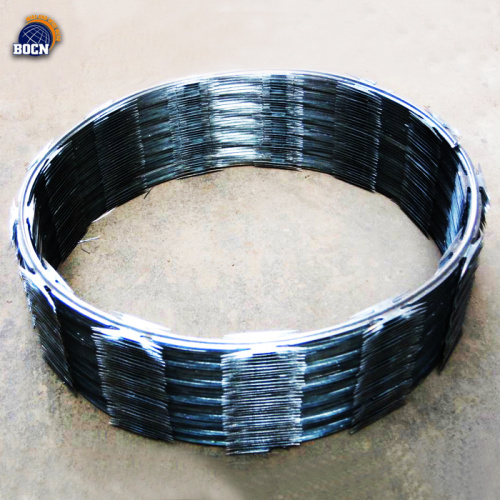 electro hot dip galvanized razor barbed concertina wire