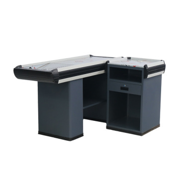 Customized Cash Register Metal Cashier Counter for Supermarket and Store Checkout