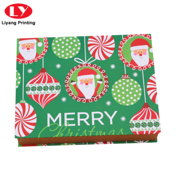 Custom Christmas Decorations Eve Gift Box with Lid