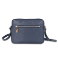 Medium Pebbled Leather Convertible Crossbody Bag With Clutch