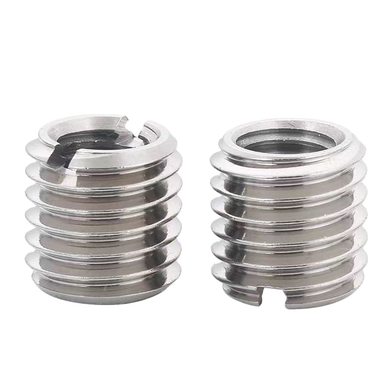 Chinese Factories Customizable Stainless Steel M5 M6 M8 Thread Insert Nut Wood Galvanized Zinc Plated Finish Black Oxide Mining