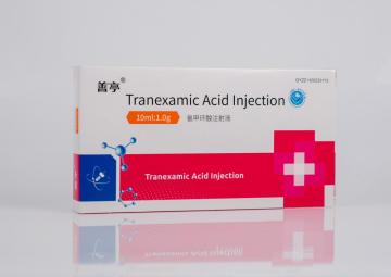 Inyección de ácido tranexámico 10 ml: 1g