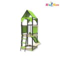 Columpio metálico de alta tecnología para parques familiares