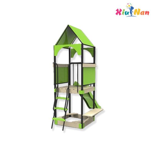 Columpio metálico de alta tecnología para parques familiares