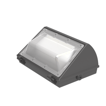 Luz de pacote de parede LED de alta potência - 45W a 140W, sensor de luz do dia, iluminação externa
