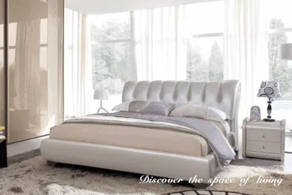 Leather Bed Bright Color