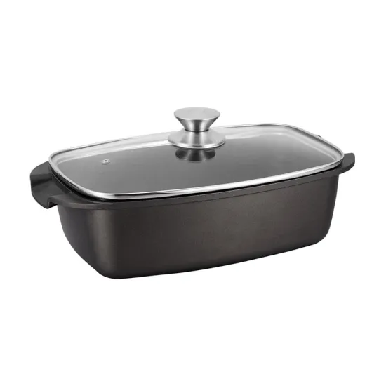 Die Cast Aluminum Non-Stick Rectangular Fish Roasting Pan