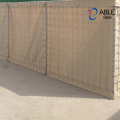 Hesco Defensive Barrier with Geotextile