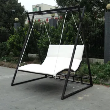 Wicker Swing Chair with Aluminum Frame, Comfortable Waterproof, Various Colors Available