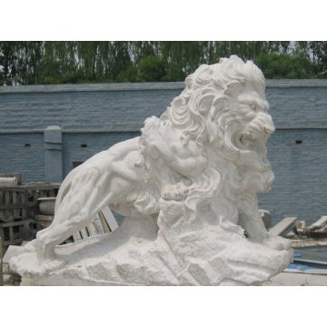 Marmurowa rzeźba kamień zwierzę