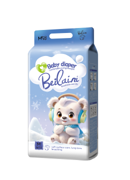 Lightweight Breathable Tape Diapers M with Airflow Design