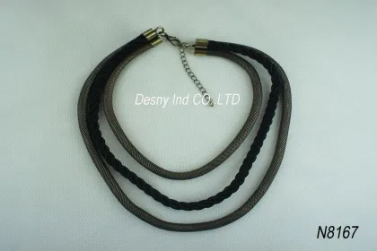 Jewelry Pendant Antique Bronze Necklace Chain With Drop Or Beaded (oem)