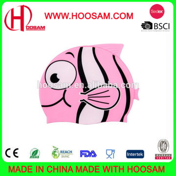 Swimming Cap in Cartoon Style, Available in Various Colors, Sizes and Designs