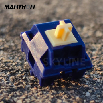 KTT Cheese Blue Switch خطي للوحات مفاتيح ميكانيكية أو ألعاب 5 دبوس
