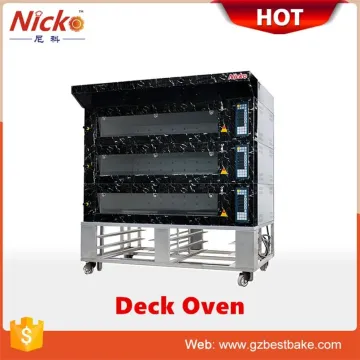 Industrial Bread Oven Electric Gas Double Desk Commercial Baking Oven