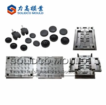 Professional swivel office chair plastic base wheel mould