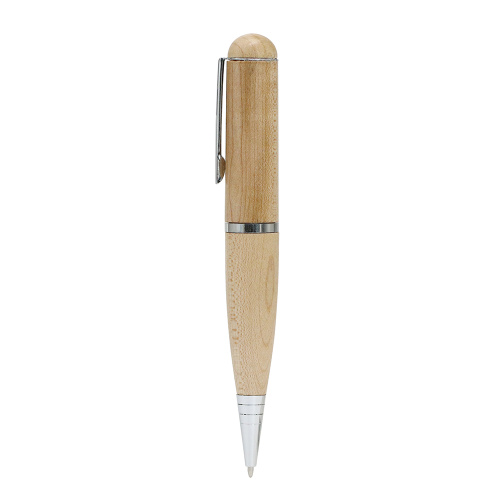 Clé USB de stylo d&#39;écriture en bois personnalisé
