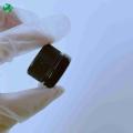 Jar barattolo di concentrato di vetro resistente a nera rotondo personalizzato